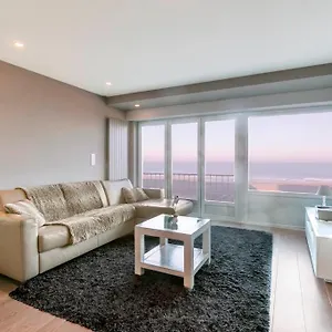 Appartement Montezuma Luxe Studio Met Frontaal Zeezicht Zonder Aparte Slaapkamer, Ostende